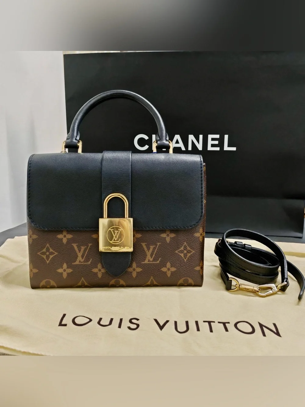🖤 Louis Vuitton Locky BB 🖤with strap and dust bag - Picture 2 of 14